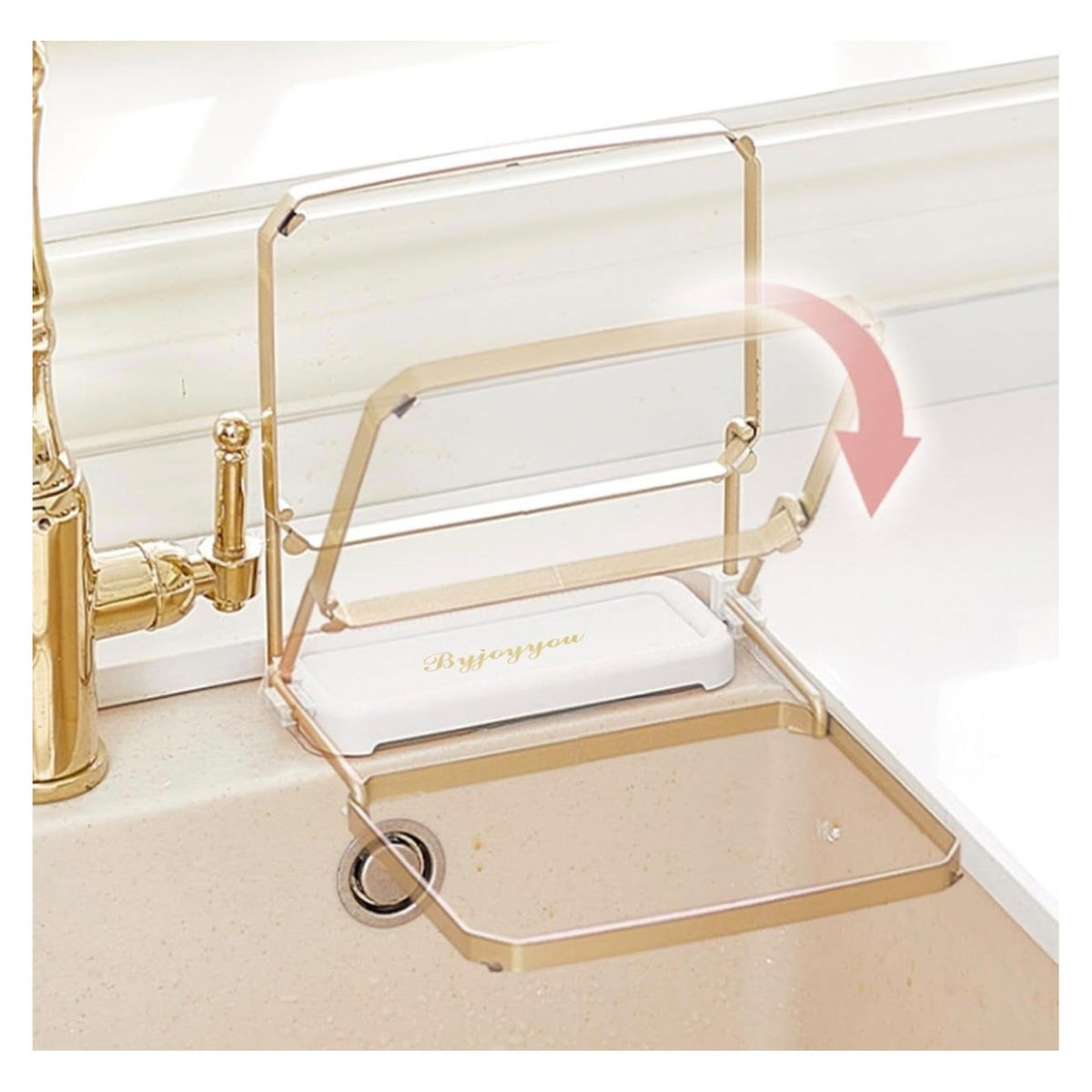 Foldable Sink Food Catcher with 50 Disposable Mesh Bags TECHNOLOGIA