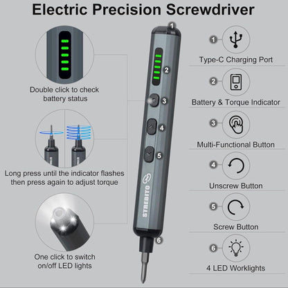 Rechargeable Electric Screwdriver TECHNOLOGIA