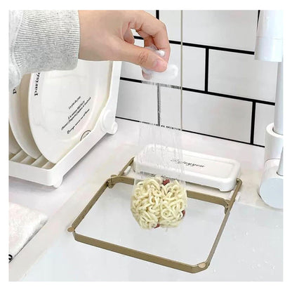Foldable Sink Food Catcher with 50 Disposable Mesh Bags TECHNOLOGIA