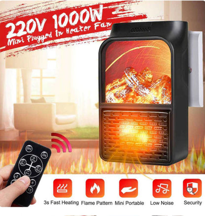 Portable Flame Electric Heater